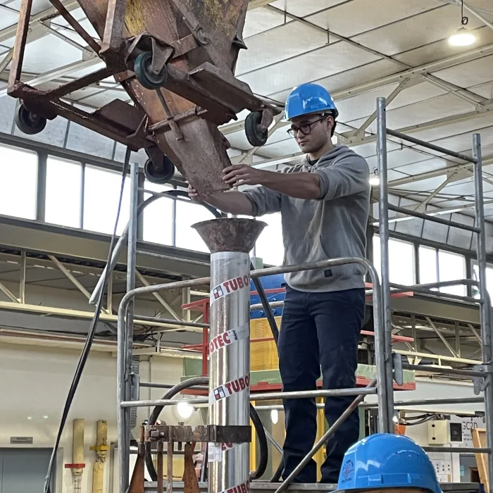 Coulée de béton apprentissage génie civil Égletons