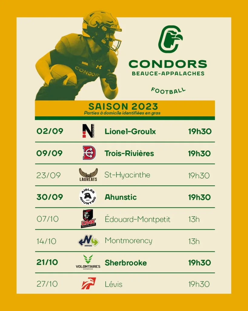 Calendrier saison 2023 football division 2