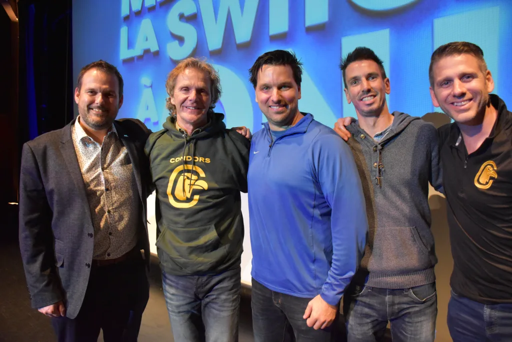 Le conférencier Pierre Lavoie