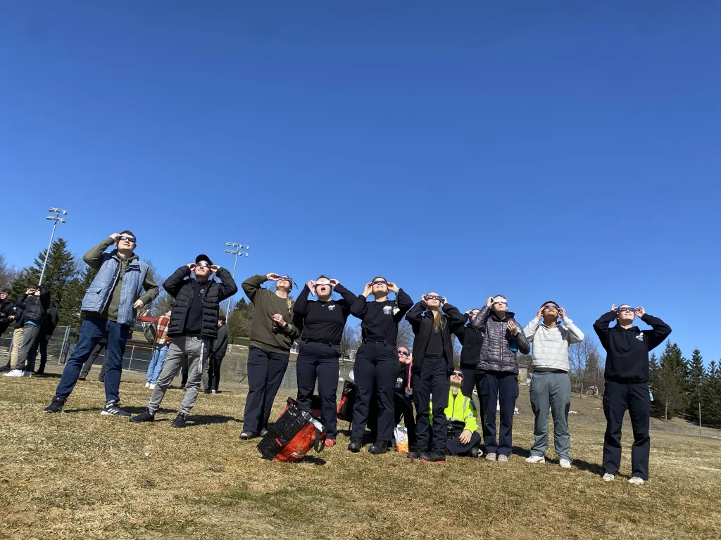 Rassemblement OTJ Lac-Mégantic Éclipse solaire