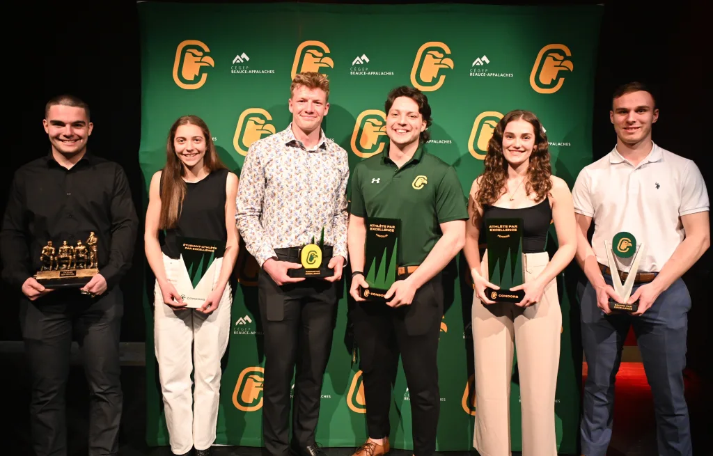 Trophées majeurs sportifs groupe entier