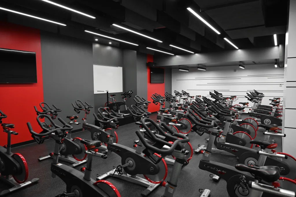 Salle cardio vélo (spinning)