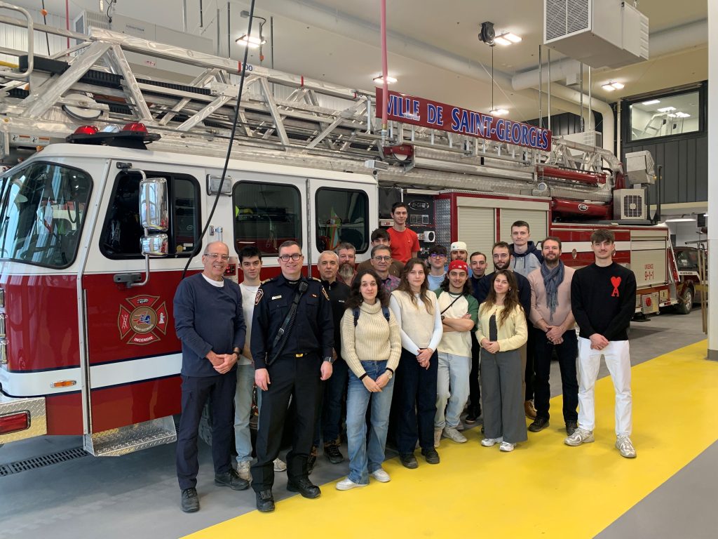 Visite de la caserne Génie civil
