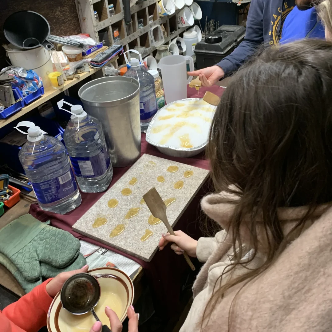 Dégustation tire d'érable